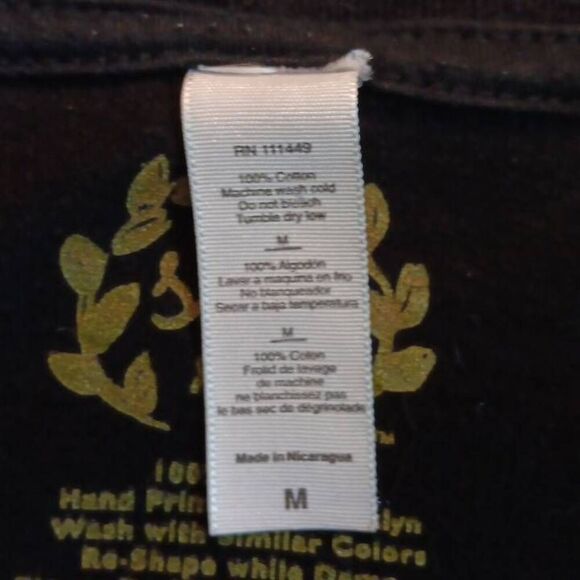 Motorcycle V-neck Tshirt, Men's Size Medium Brand: Sea NY Color: Black and Gray - Picture 7 of 7